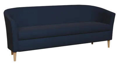 CHARLOTTE 3, trojkřeslo, látka tmavě modrá